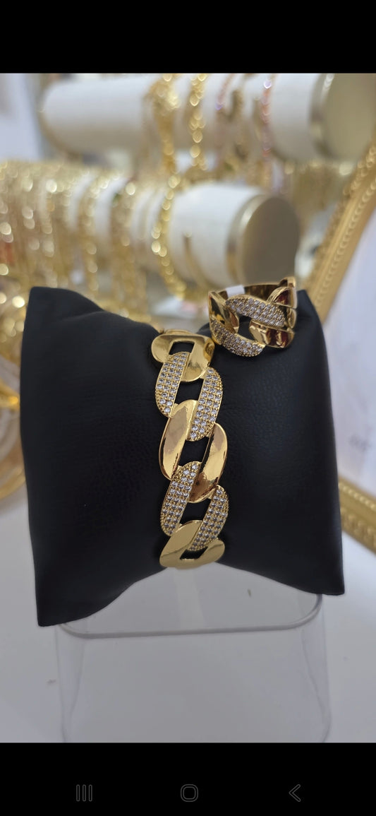 Brazalete con Anillo a Juego