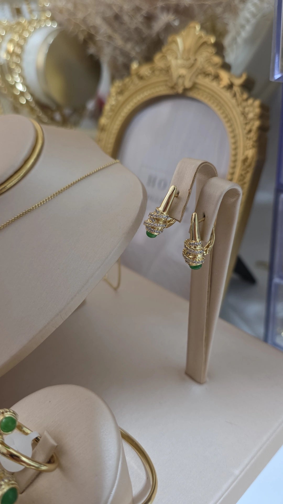 Conjunto oro laminado 14k