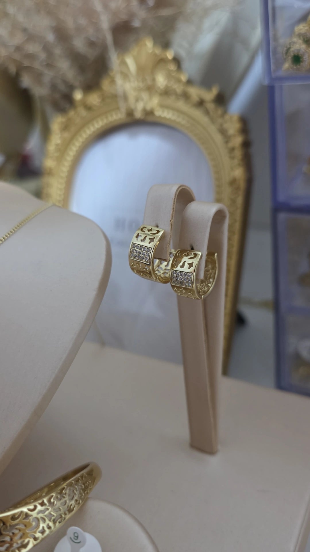 Conjunto oro laminado 14k