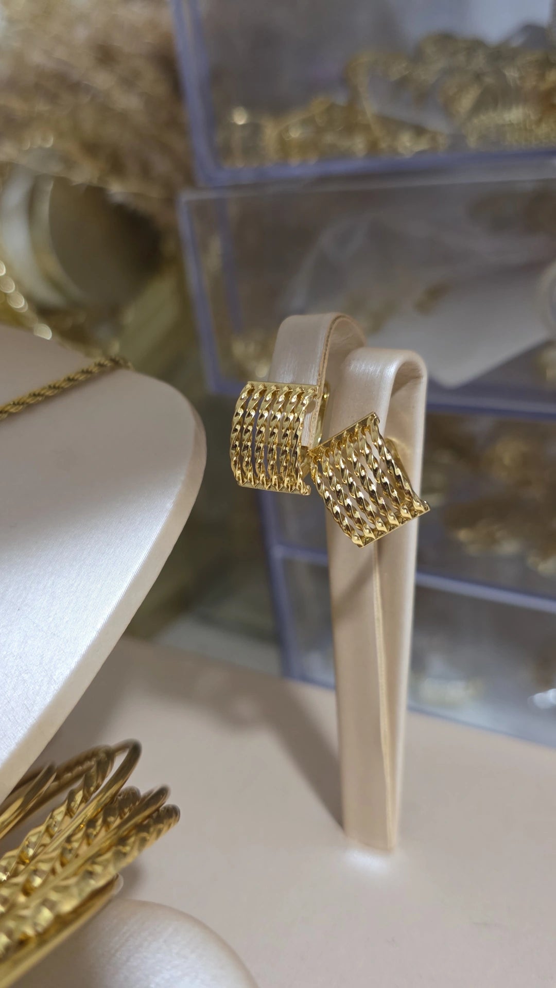 Conjunto sertla bañado en oro